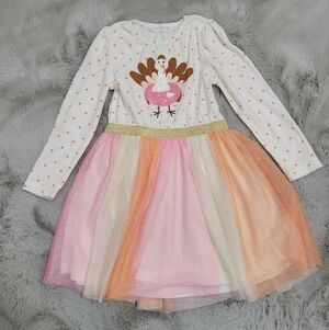 Toddler Girls Turkey Tutu Dress